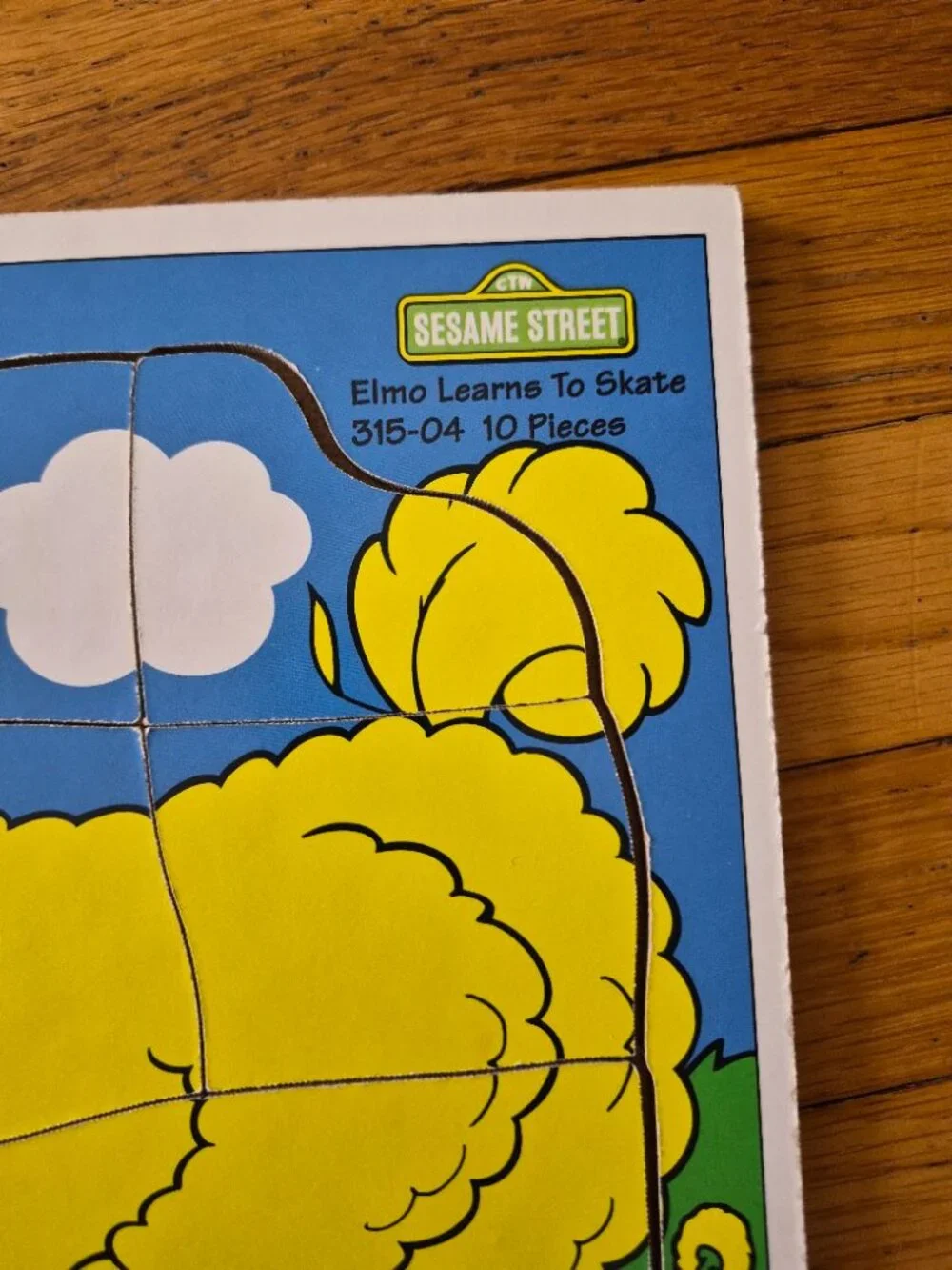 Vintage Wooden Sesame St. Puzzle 